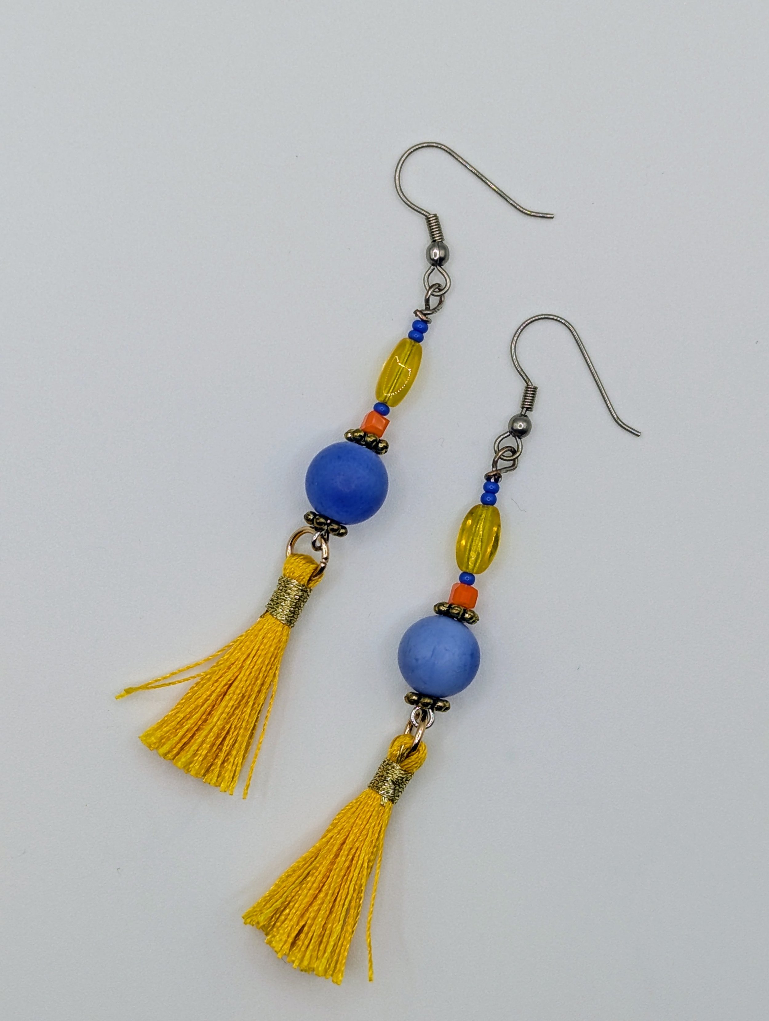 Sunlit Garden Tassel Earrings