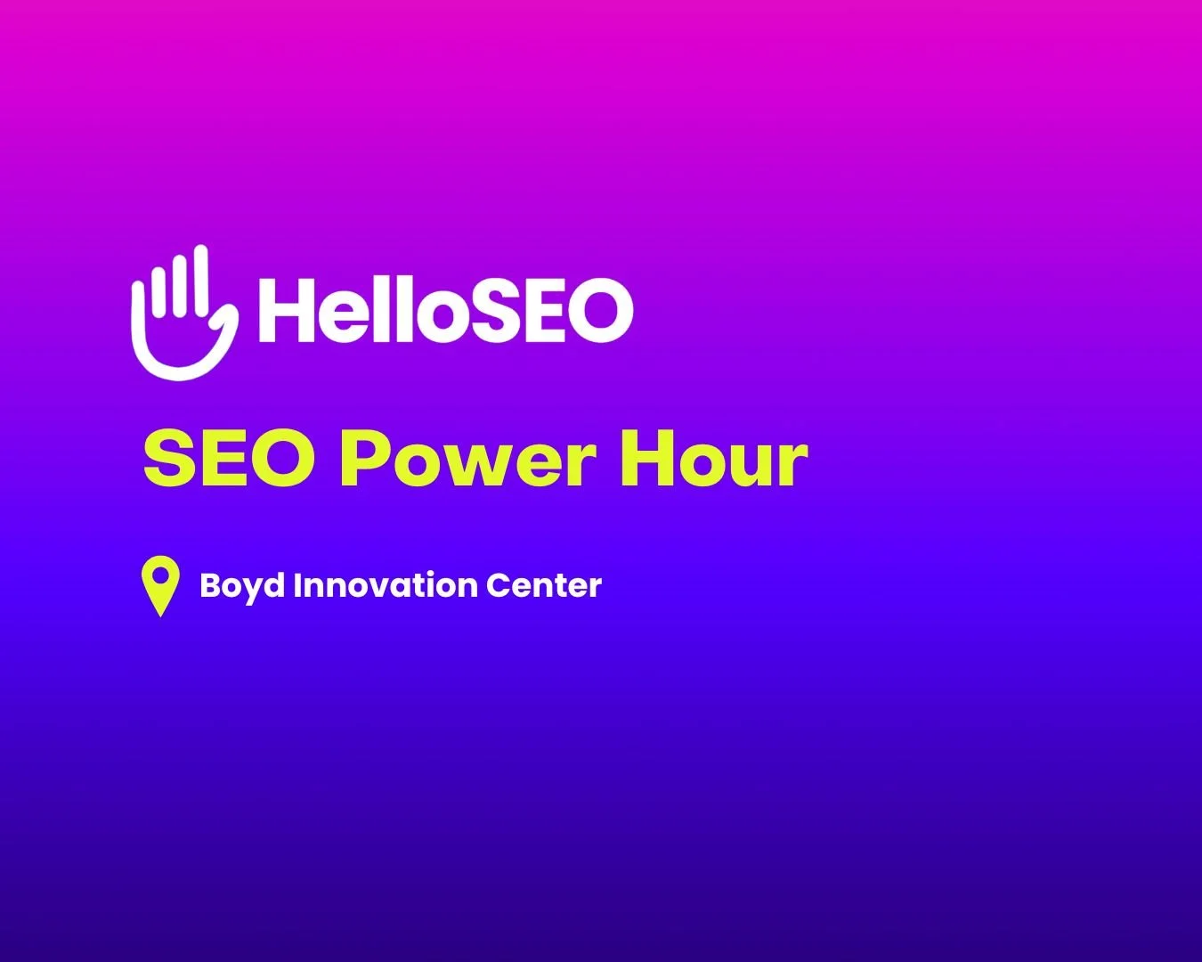 SEO Power Hour by Hello SEO
