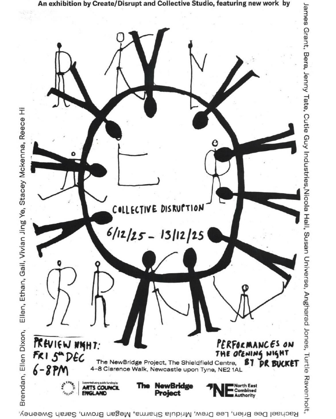 Collective Disruption. 

I have some new work in this show. A lovely end to the year indeed! 

Preview this Friday 5th December
Show runs from the 6th-12th December 
📍 @newbridgeproject