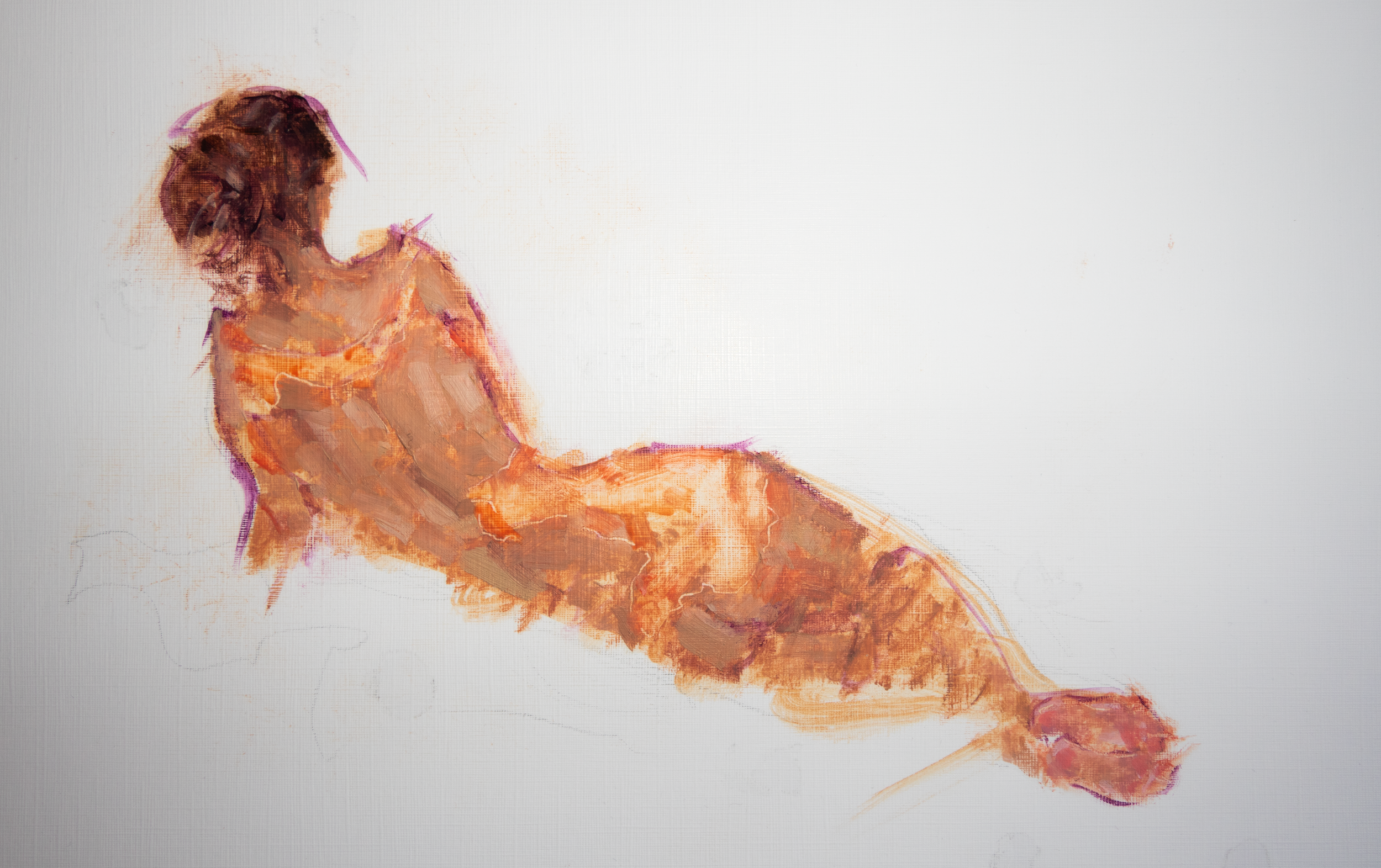 Untitled, 2025. Oil on paper - 36 x 28 cm