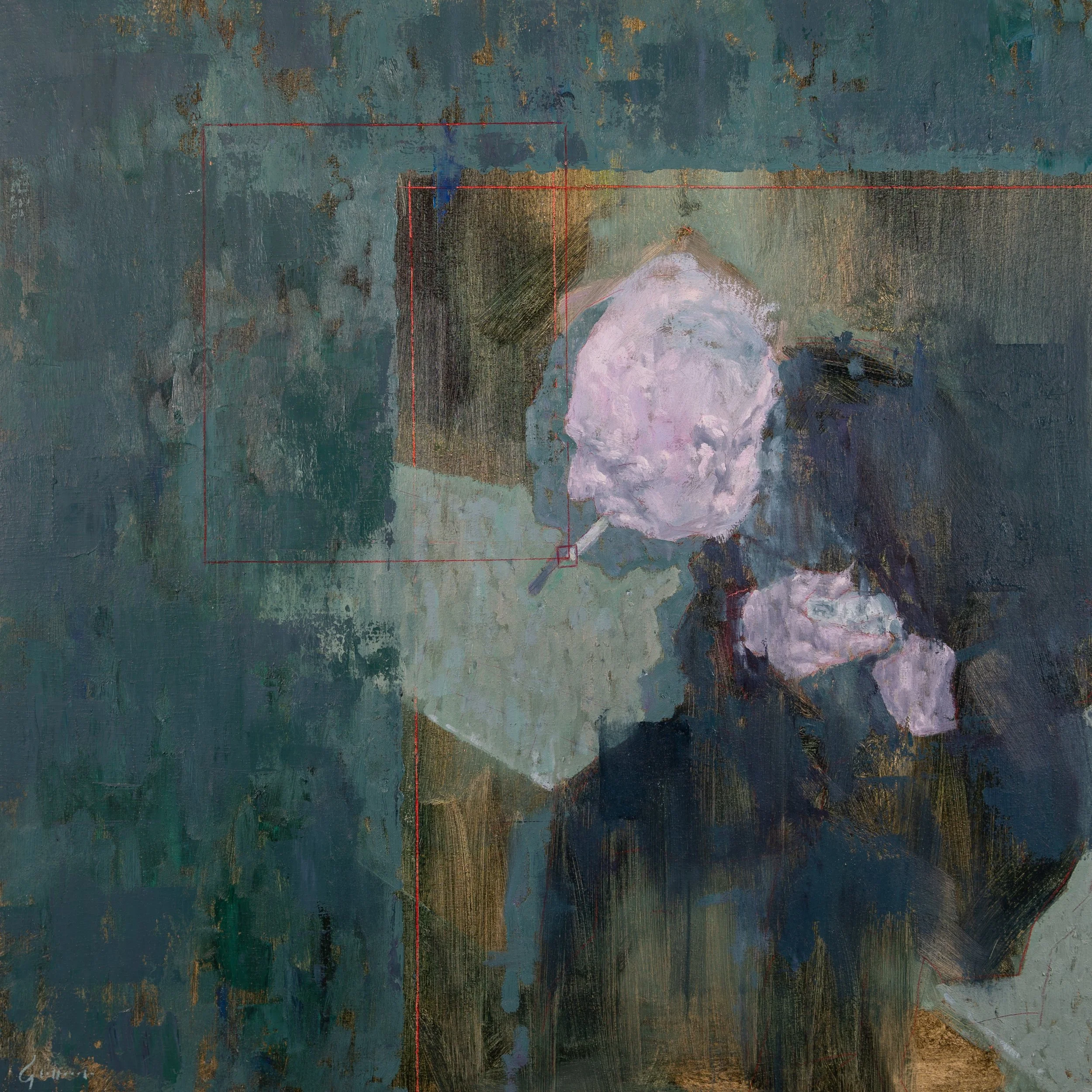 Bow to me, 2026. Oil on canvas - 76 x 76 cm