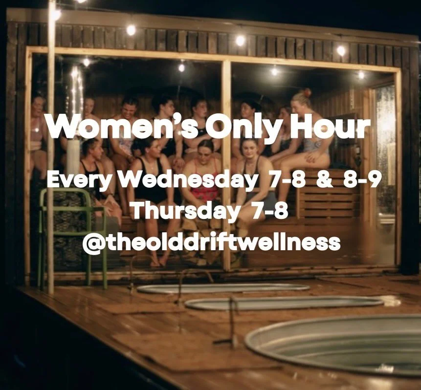 Women&rsquo;s only hour every Wednesday 7-8 &amp; 8-9 
and Thursday 7-8 @theolddriftwellness x

📷by @babooshkadesign 

#sauna #contrasttherapy #coldwater #wales #coldwaterdip