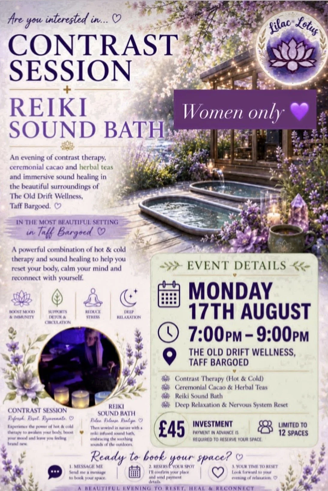 Contrast Therapy & Reiki Sound Bath