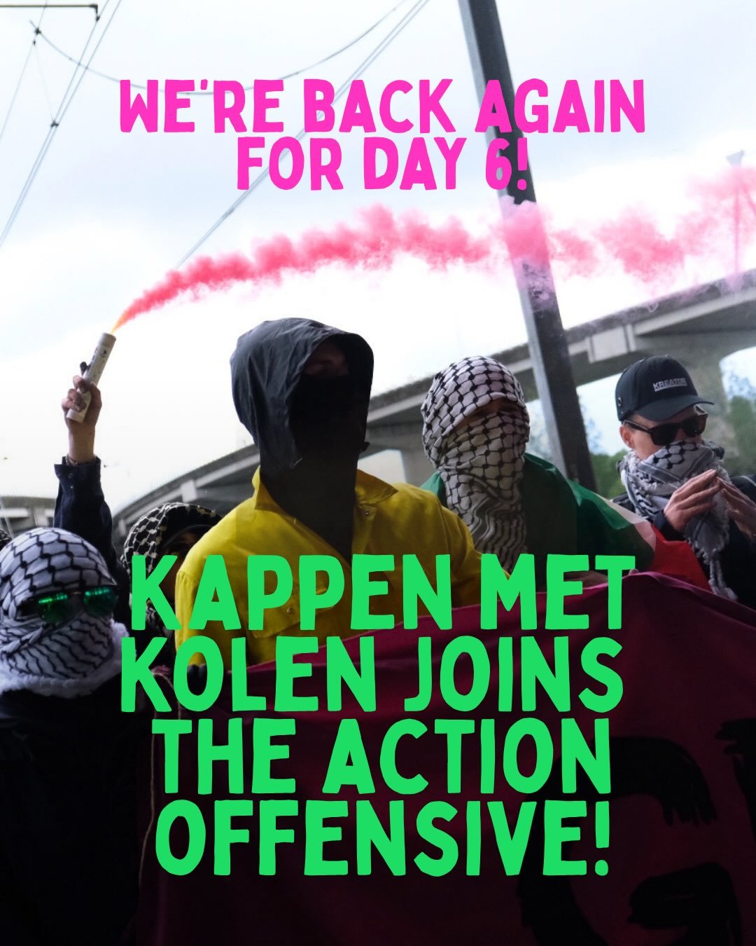 Kappen met Kolen joint het actieoffensief!

Kappen met Kolen voert al jaren actie tegen de haven van Rotterdam. En terecht: de haven van Rotterdam is de grootste CO2-uitstoter van Nederland en vervoerde in 2025 nog steed 18 miljoen ton kolen. Tijd om