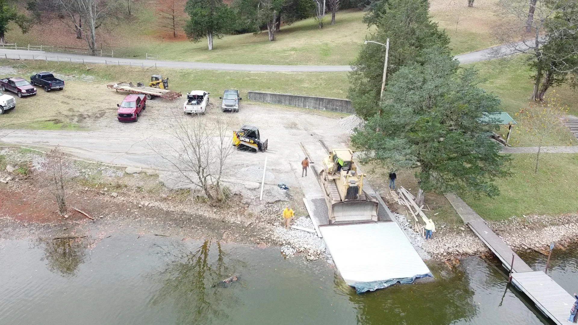 Charitable Donation of a new concrete boat ramp for the Andrew Jackson Police Youth Camp.