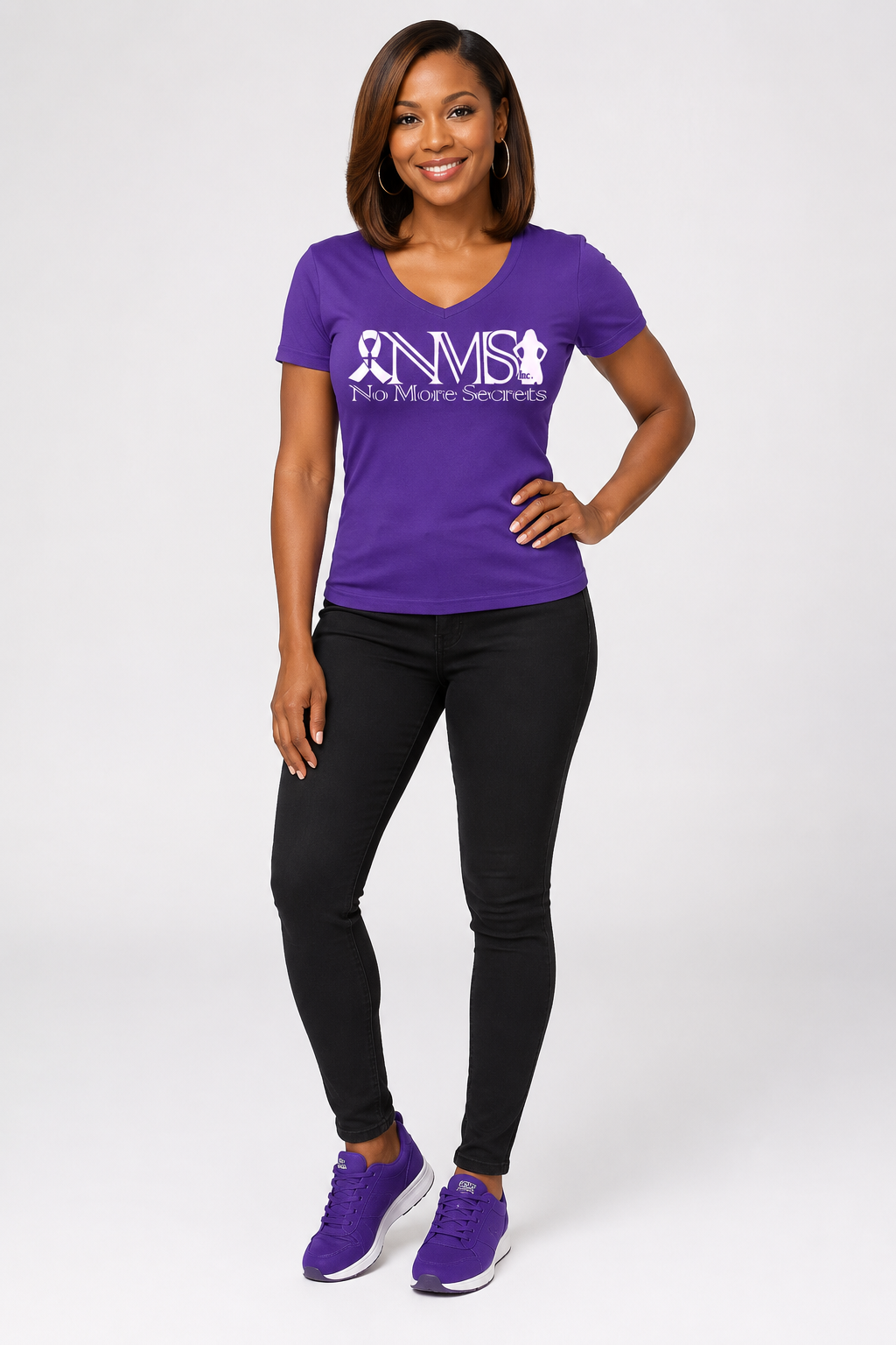 The NMS Traditional T-shirt - V-Neck