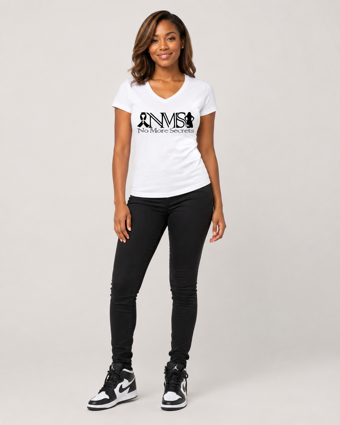 The NMS Traditional T-shirt - V-Neck