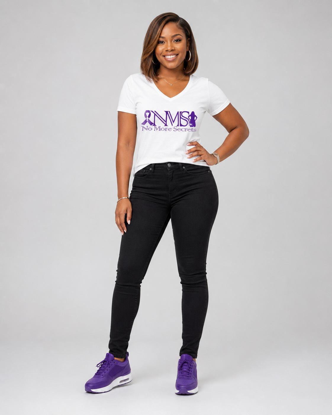 The NMS Traditional T-shirt - V-Neck