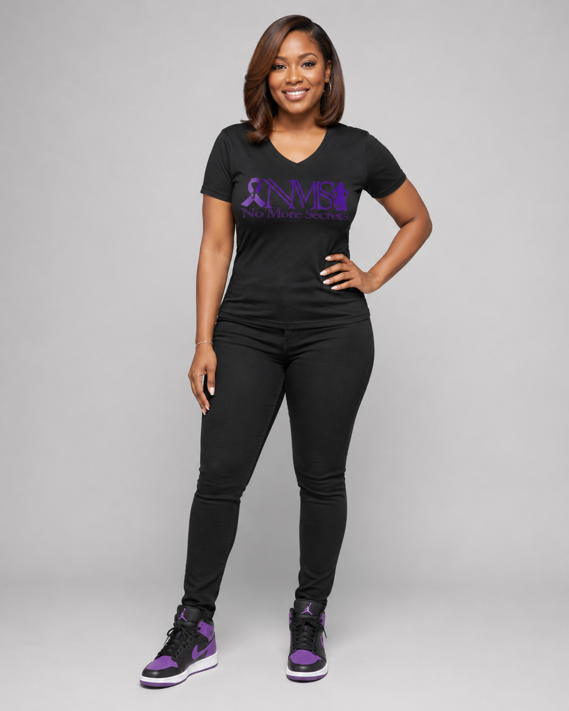 The NMS Traditional T-shirt - V-Neck