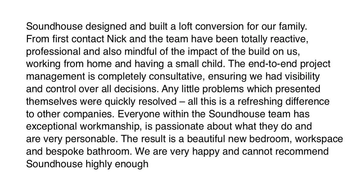 More happy clients - Hythe Road - Fiveways. Thank you #loftconversion #loftstyle #loftinterior