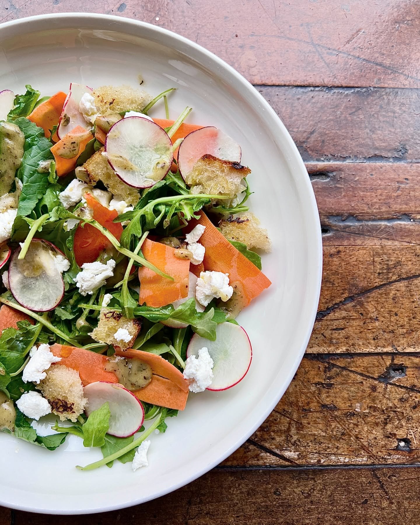 Carrot and radish salad SRV Boston