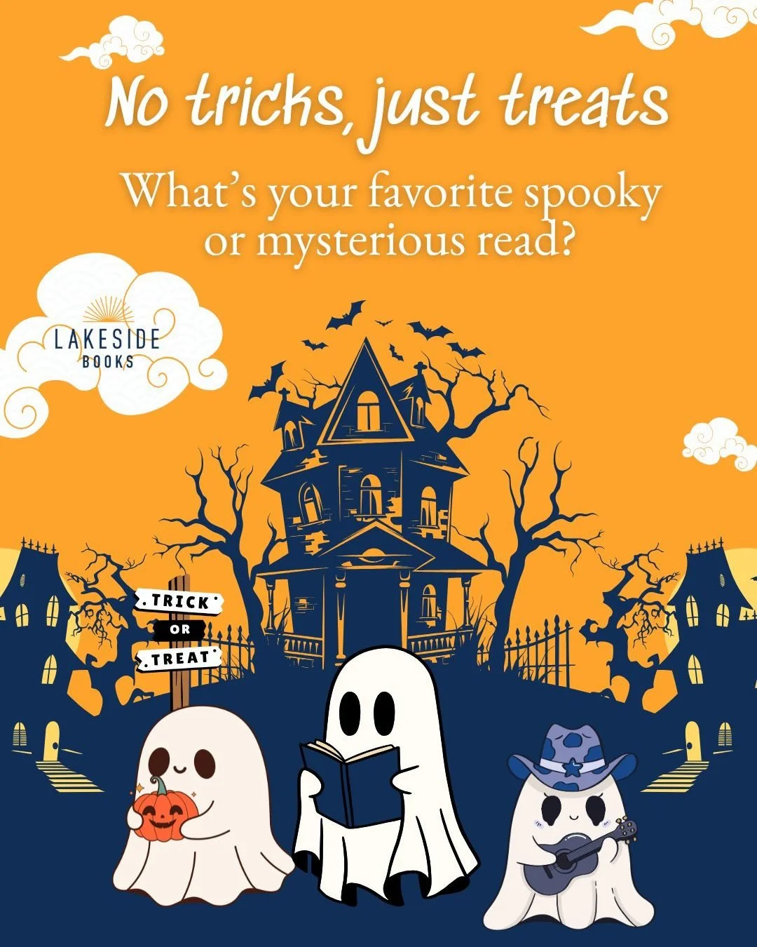 No tricks, just treats: What&rsquo;s your favorite spooky or mysterious read?

Drop your spooky pick below 👻