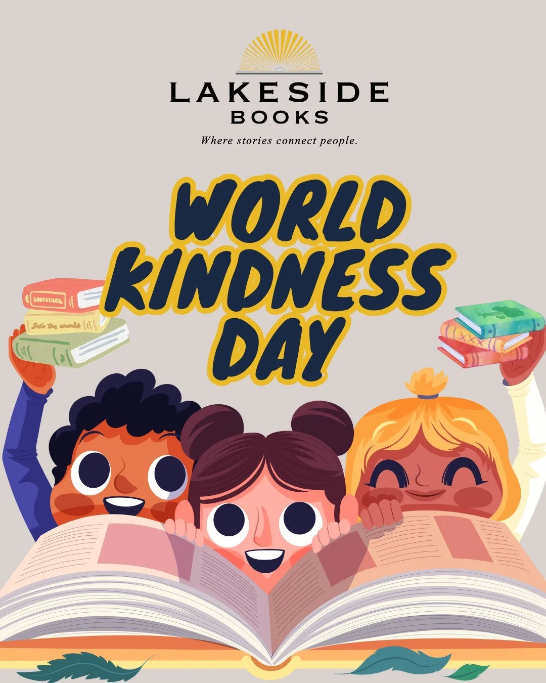 Today we&rsquo;re celebrating the little acts that make the world (and our community!) brighter.

Kindness can be as simple as&hellip;
💛 Recommending a favorite book
💛 Leaving a note of encouragement inside a story for the next reader
💛 Shopping l