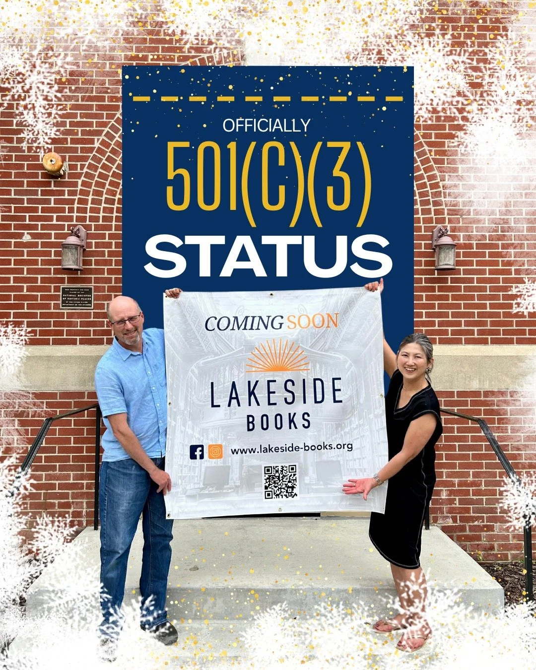 We&rsquo;re thrilled to share that Lakeside Books is officially registered as a nonprofit corporation with IRS recognition as a 501(c)(3)! This is a huge milestone in our journey and we couldn&rsquo;t be more excited about what it means for our commu