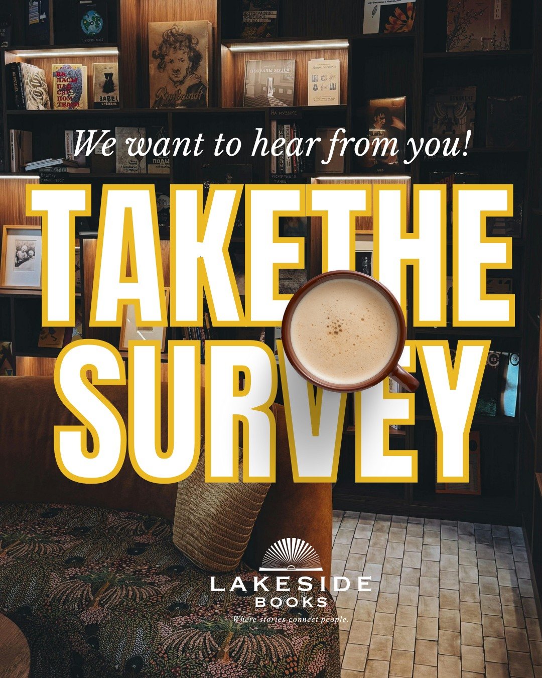 We&rsquo;re bringing a nonprofit community bookstore to Waconia and before we open our doors, we want to hear from YOU.

Your feedback will help shape:
&bull; The books we carry
&bull; The events we host
&bull; The programs we create
&bull; The impac