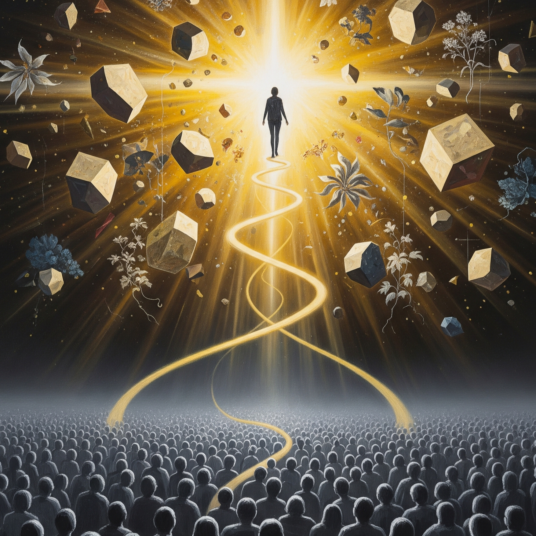 Why Personal Growth and Cognitive Pursuits Lead to Social Divergence