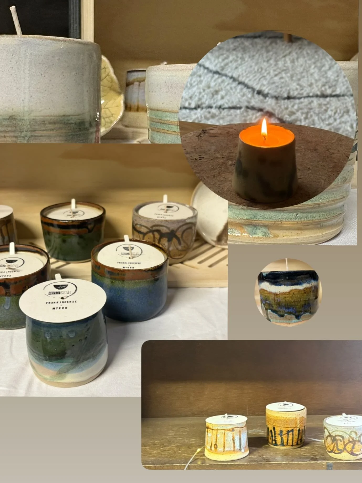 Candles.
Clean burn.
Eco soy wax.
Quality fragrance oil.
Small batch hand poured.
Unique pots in glazed ceramics.