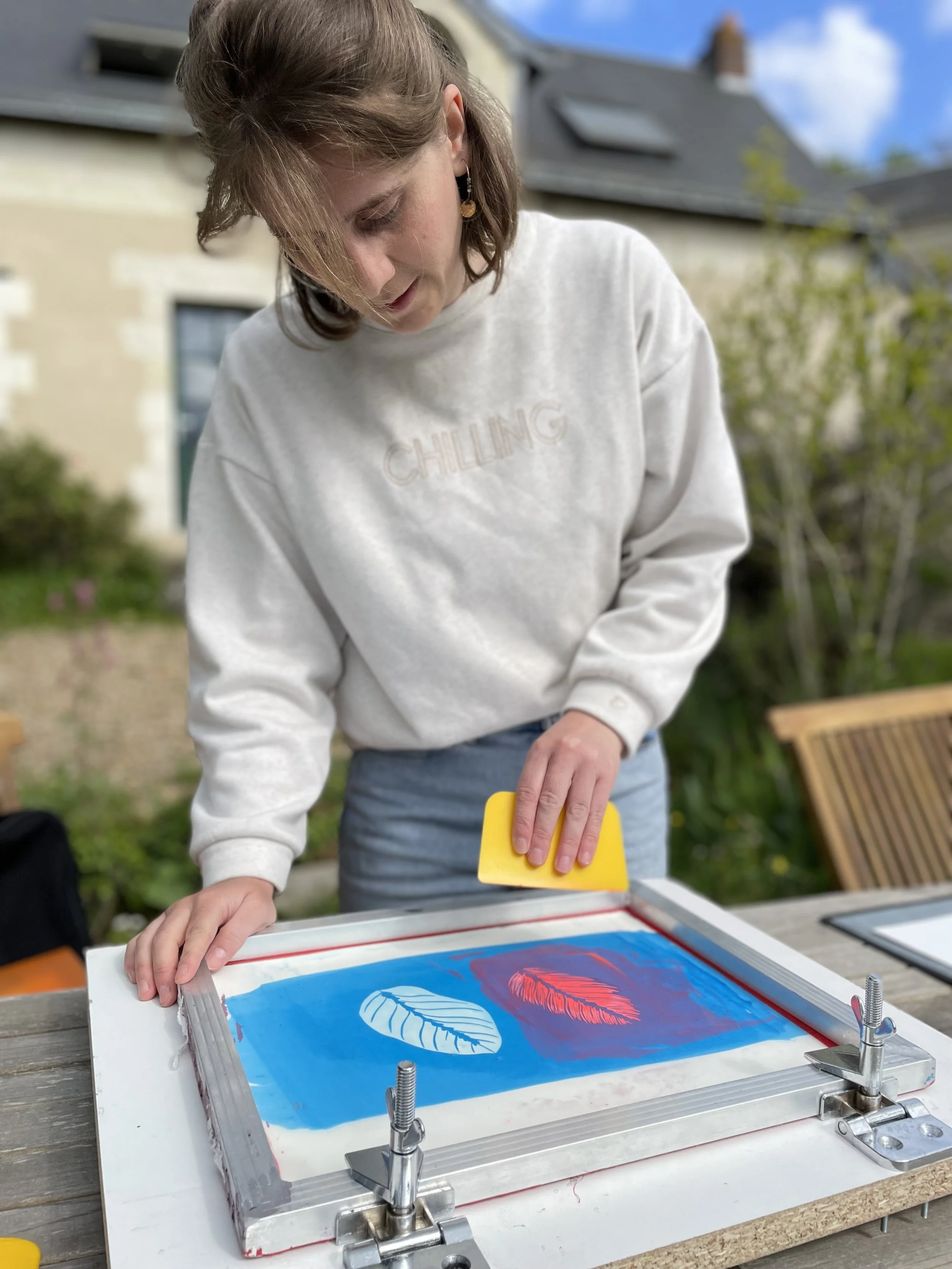 Stage découverte de la sérigraphie