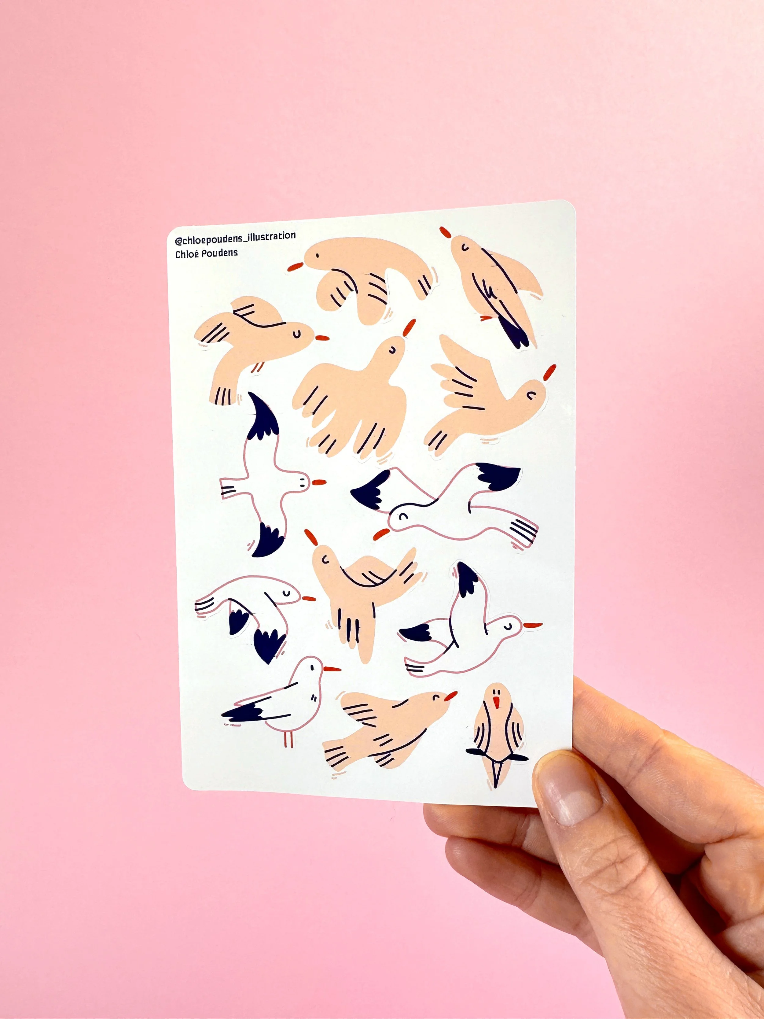 Planches de stickers animaux