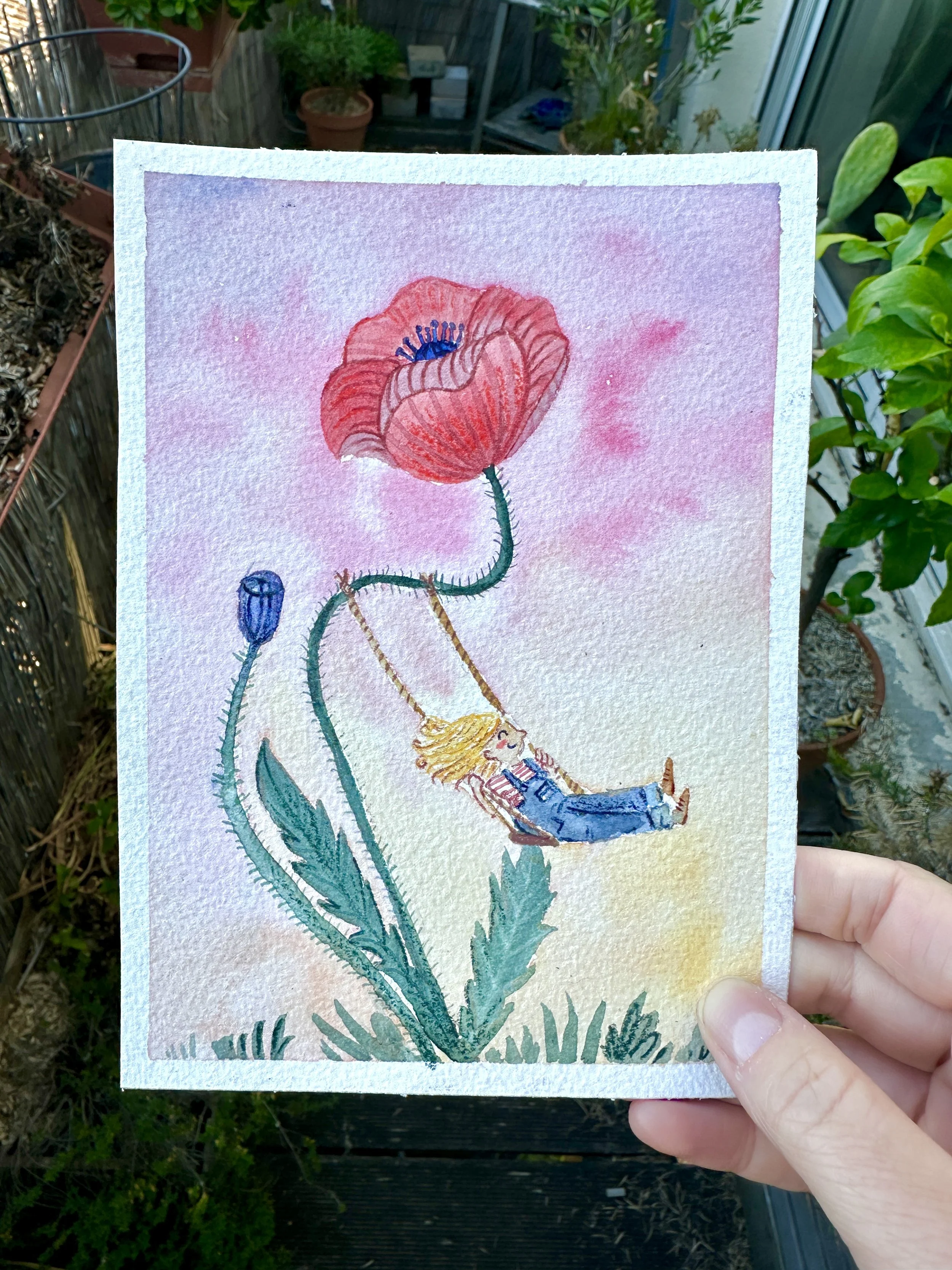 5. Coquelicot - inktober 2025
