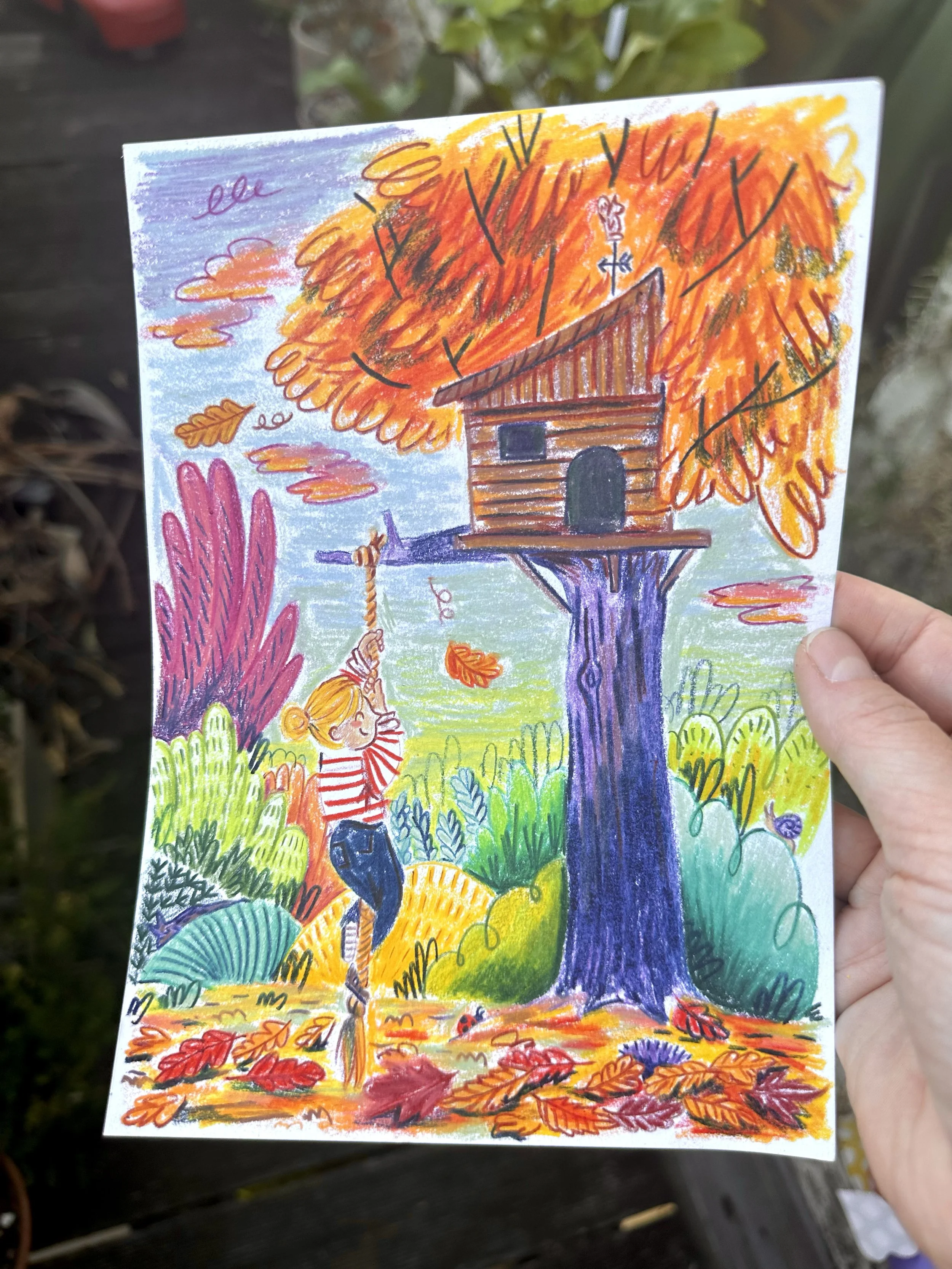 9. La cabane - Inktober 2025
