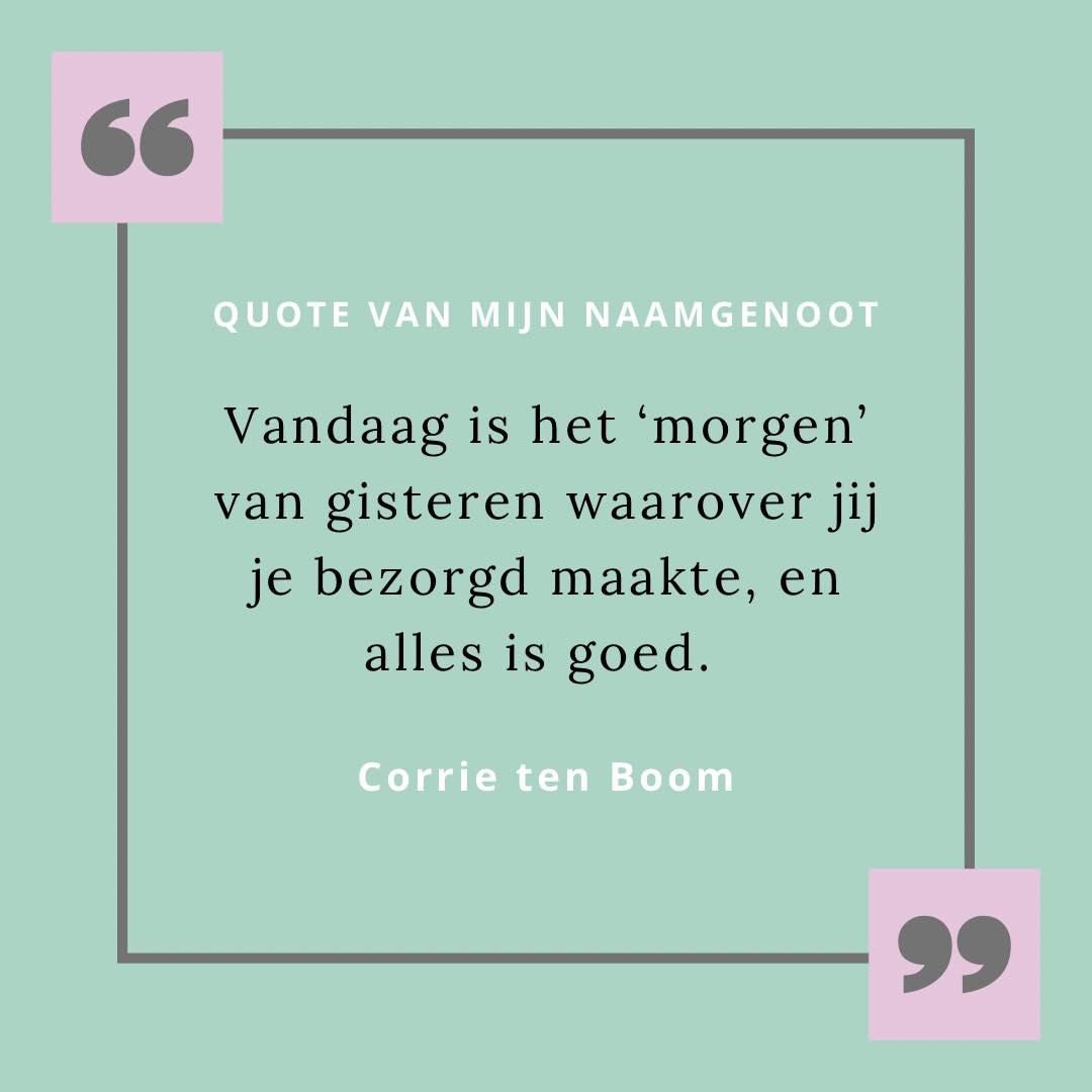 De zorgen van morgen