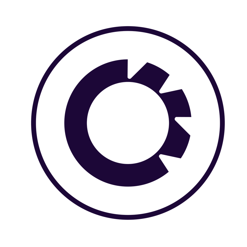 Dark purple circular loading or progress indicator with segments, on a black background. Smash operations.