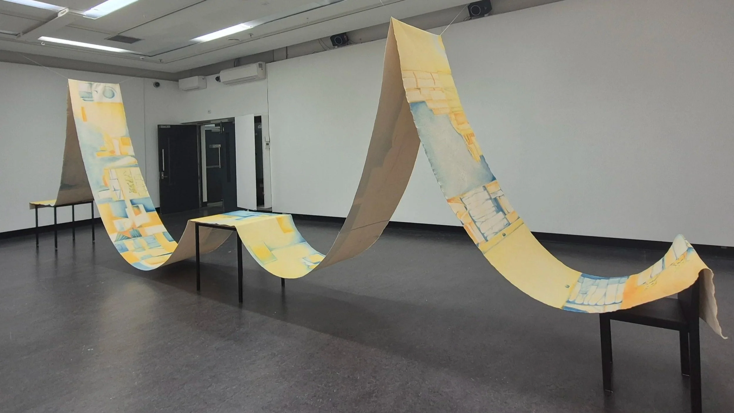 Space and Memory: Mapping Lived Experience Through Mixed Media Installation and Expanded Paint, 2025