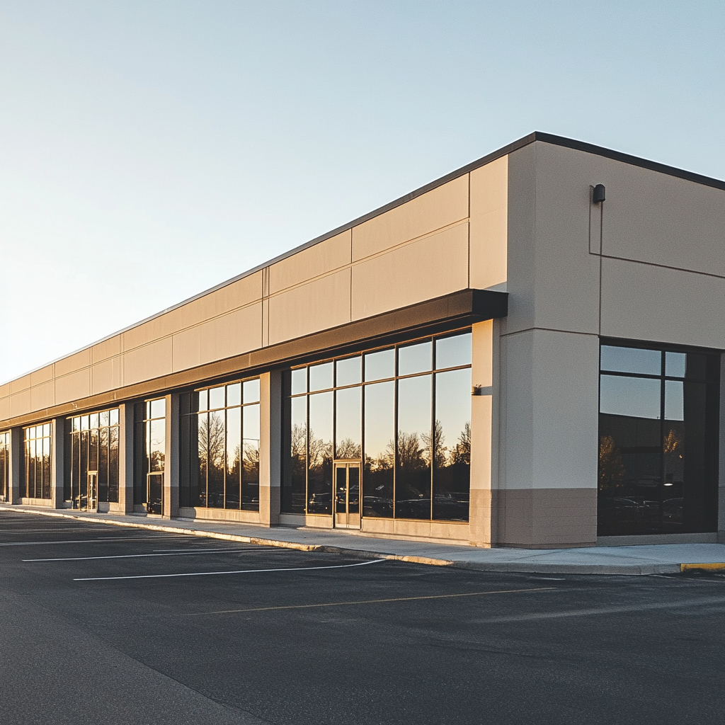 Large commercial building.