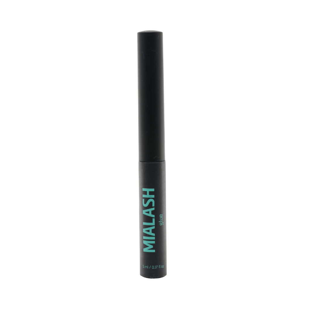 Black marker with blue text reading "MIALASH blue" on a plain white background.
