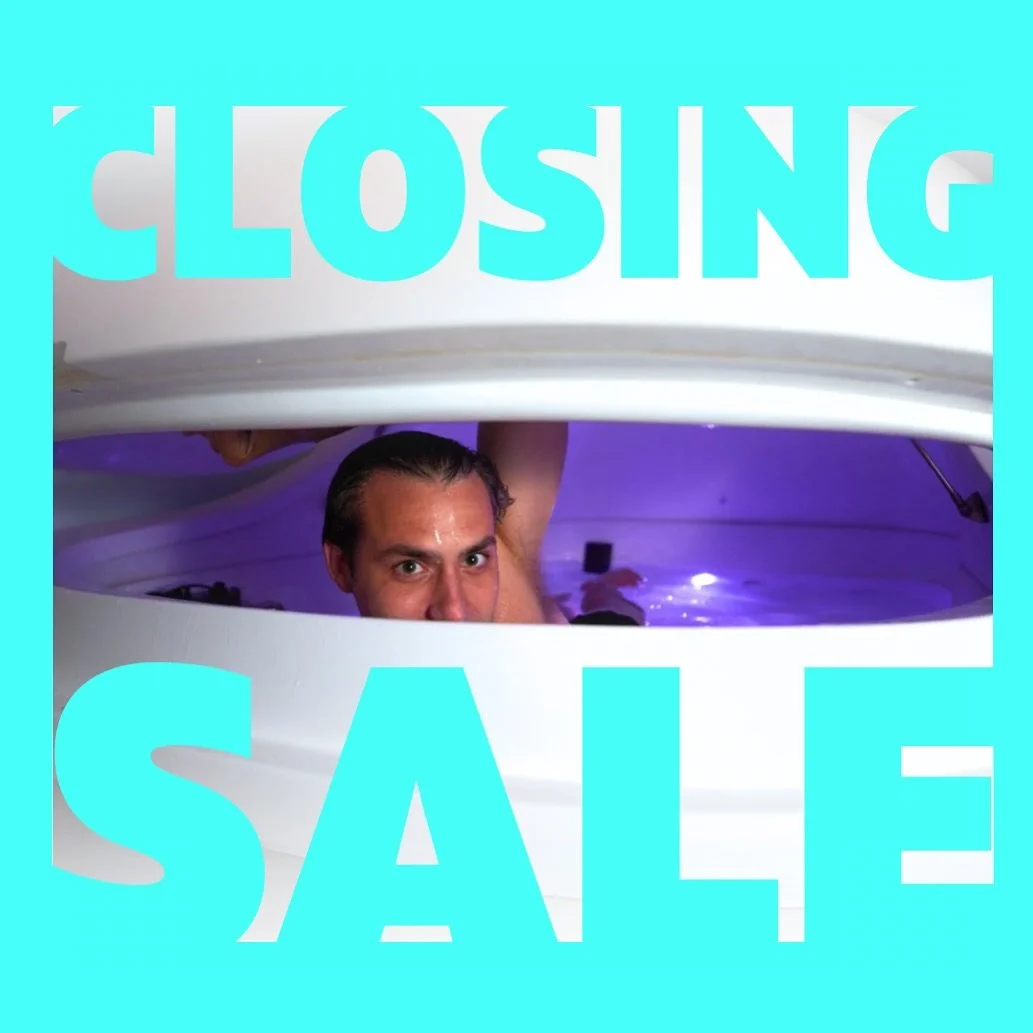 As we prepare to close our current location, we&rsquo;re offering 50% off on all services until our last day on October 15th. Before we move, this is your chance to enjoy half off on our floats, saunas, and contrast sessions!
* 50% off all services, 