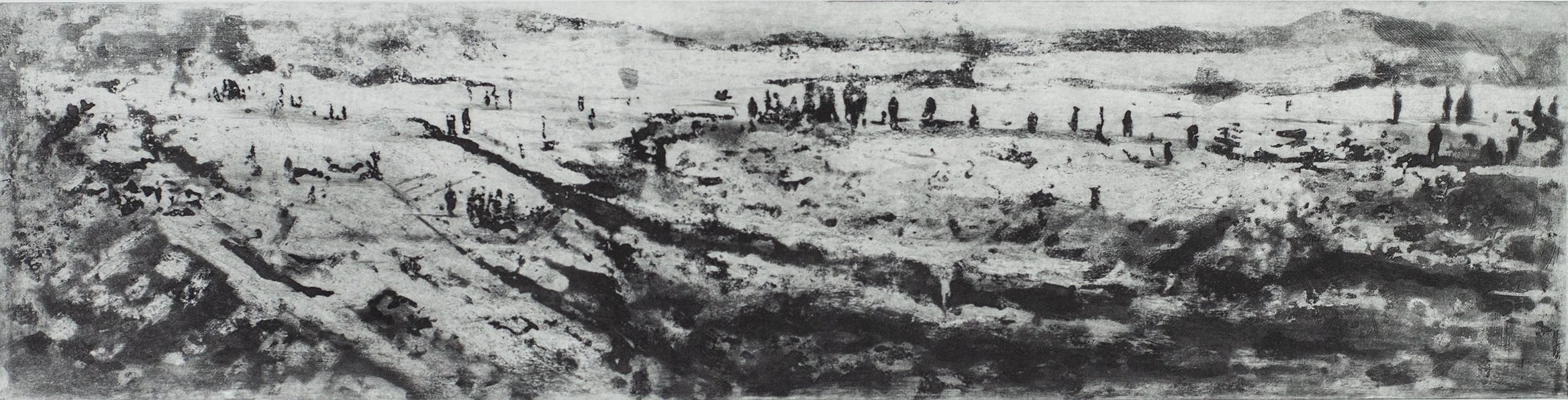 Ghosts of Stilfontein I , 2025, Etching