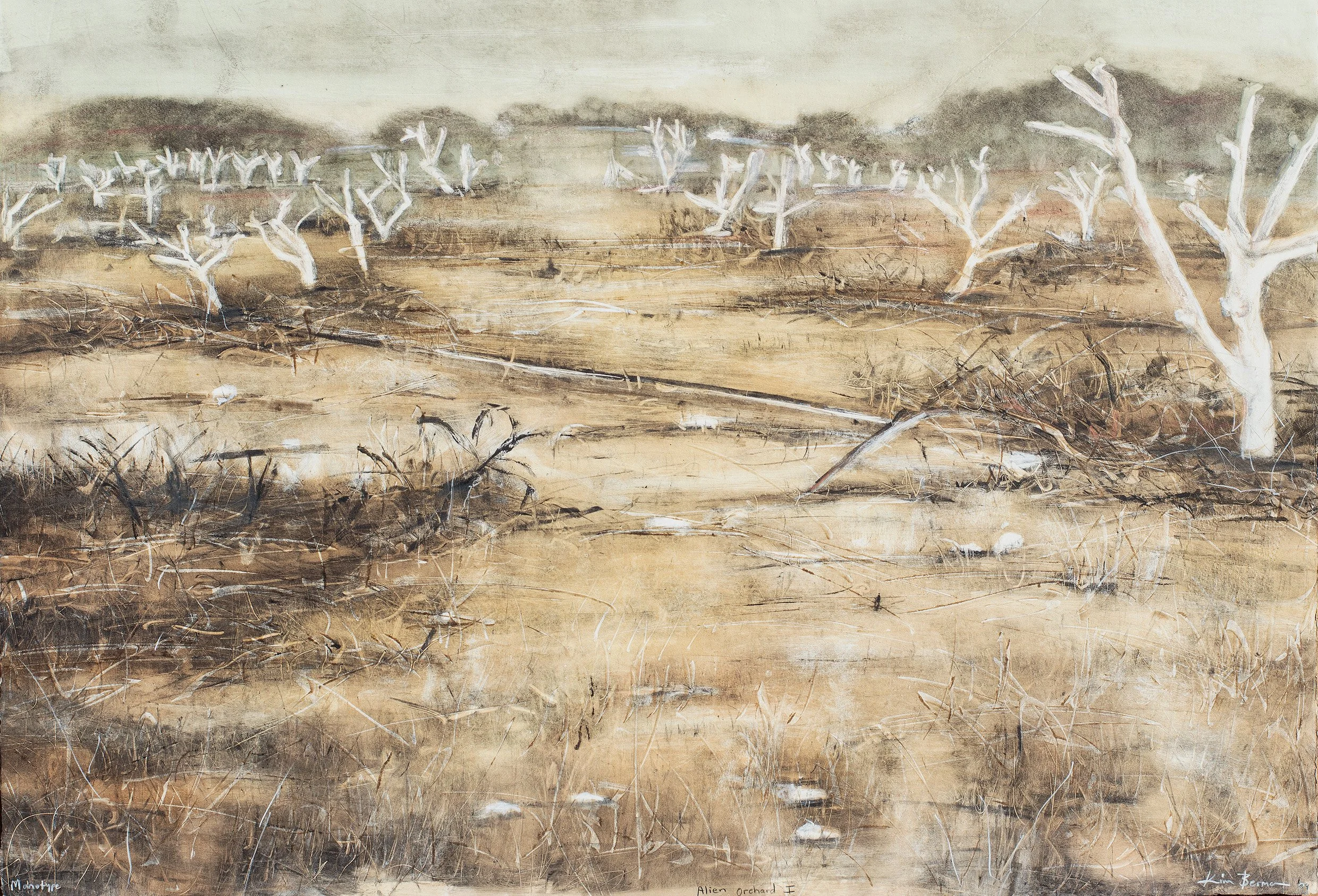 Alien Landscape III , 2009, Monotype
