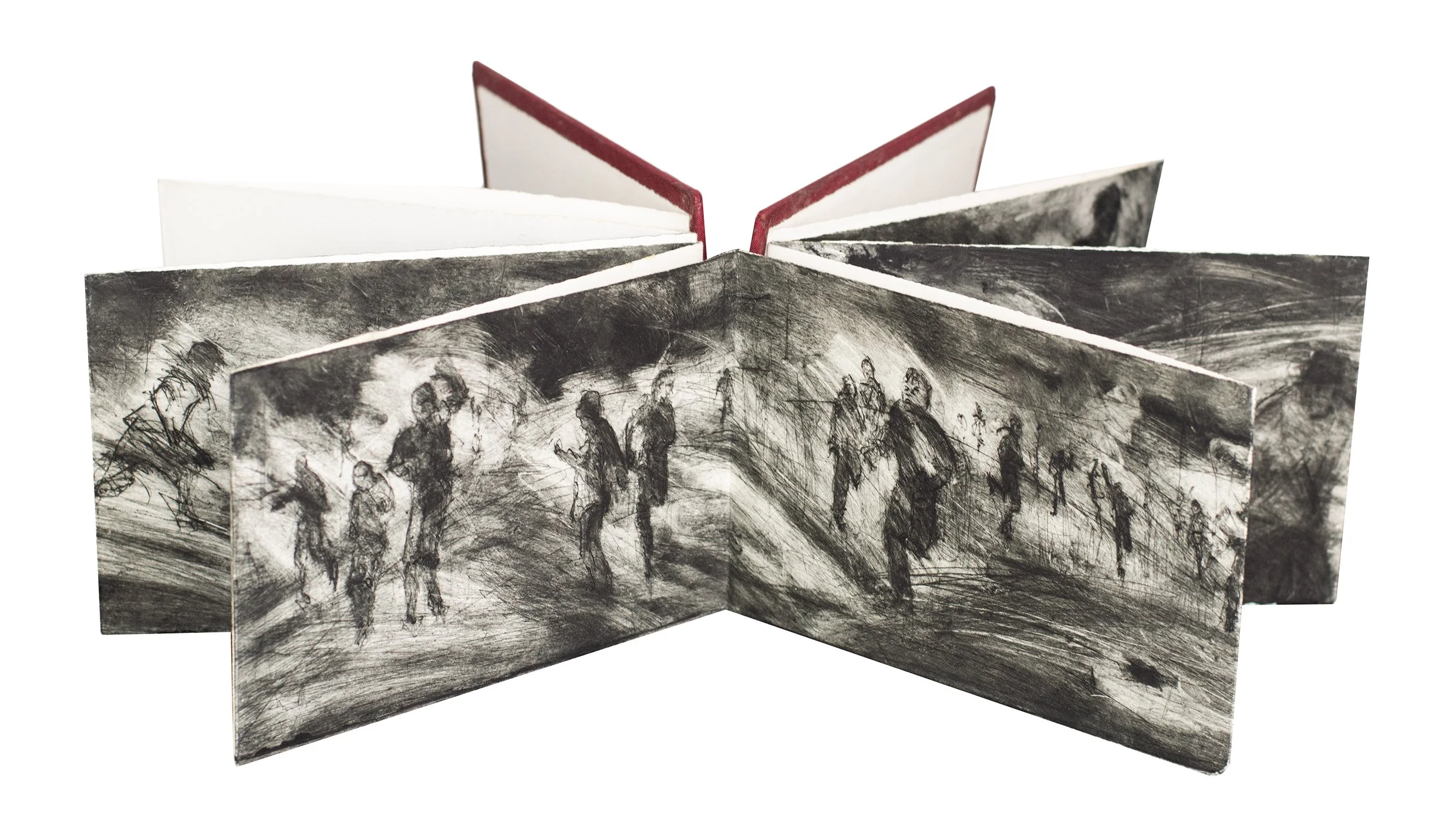 State of Emergency , 1986, Artist’s book of drypoints