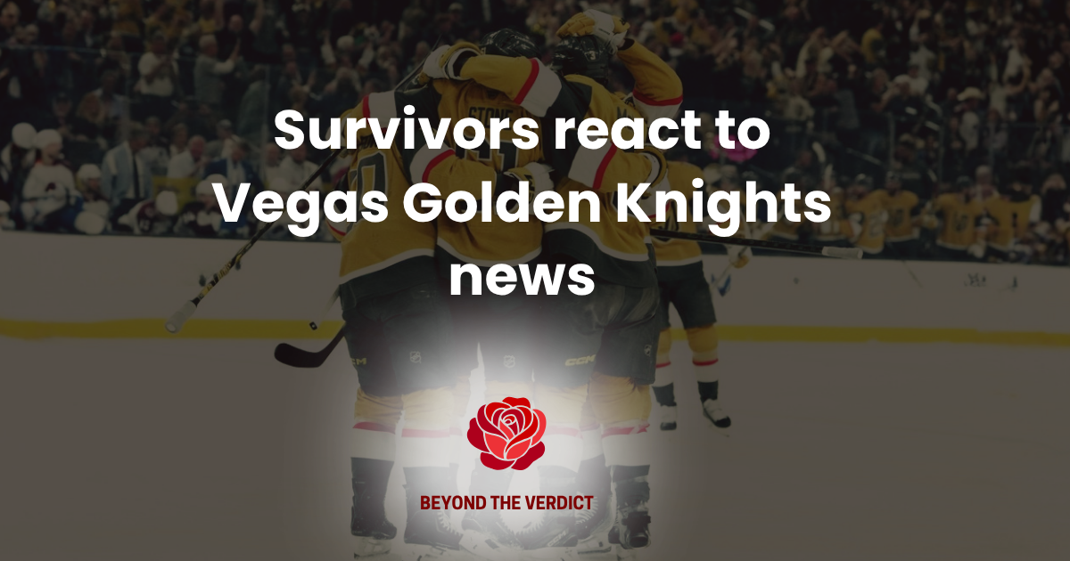 For SA survivors, watching the Vegas Golden Knights advance to the Stanley Cup final has been heavy.