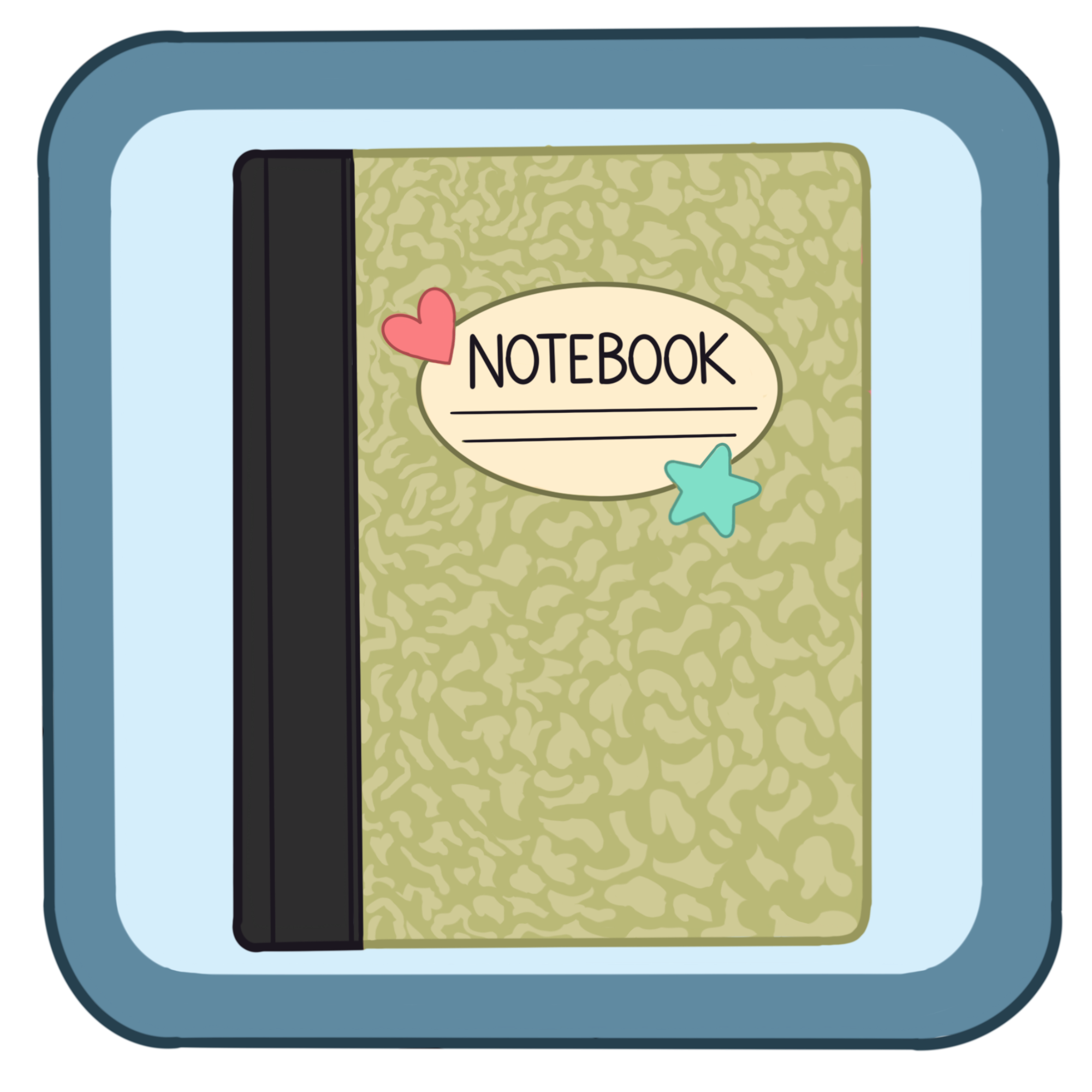 Notebook Card Emblem