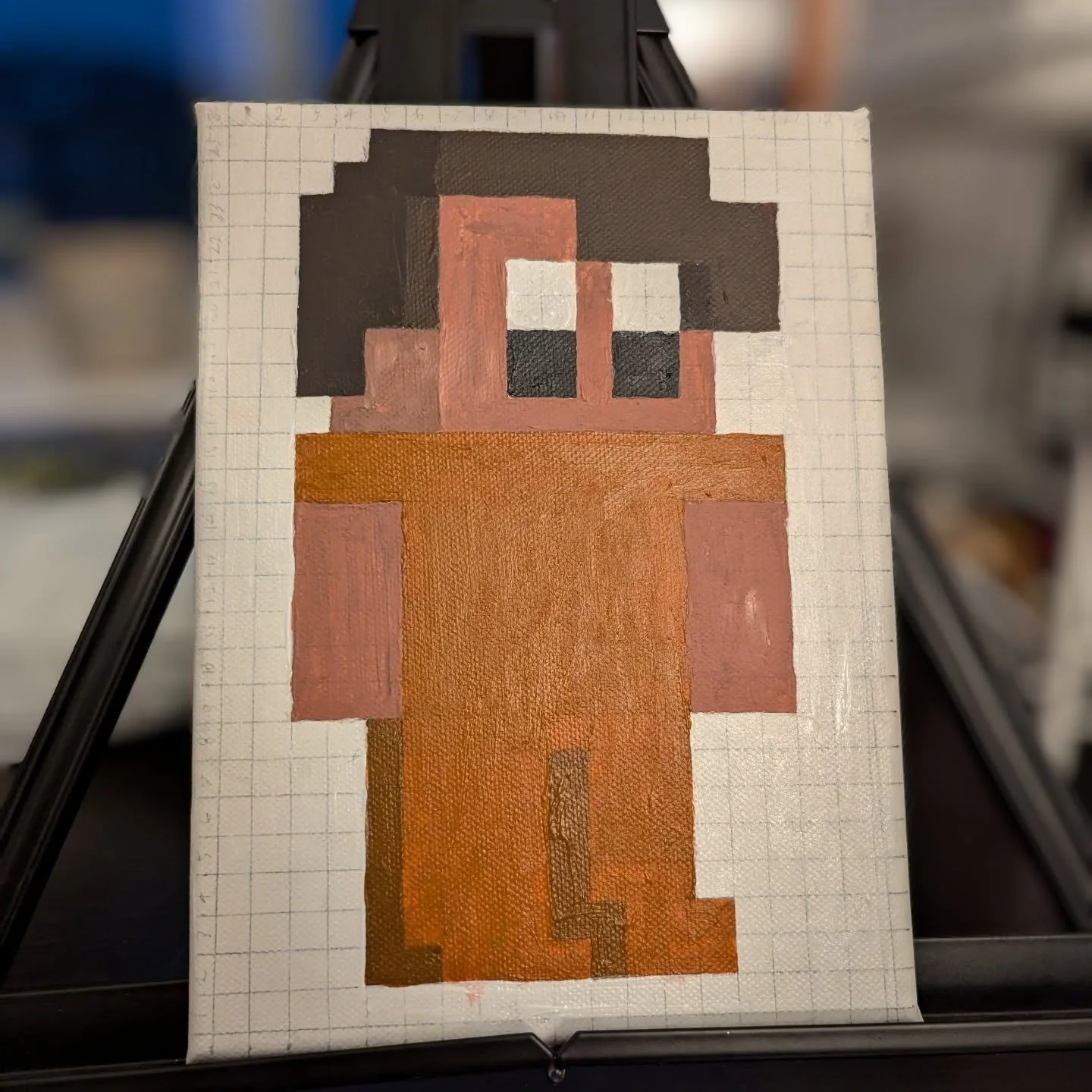 Following a great launch of Cubey Quarry I've painted a Quarrior!

#gamedevelopment #indiegame #indiedeveloper