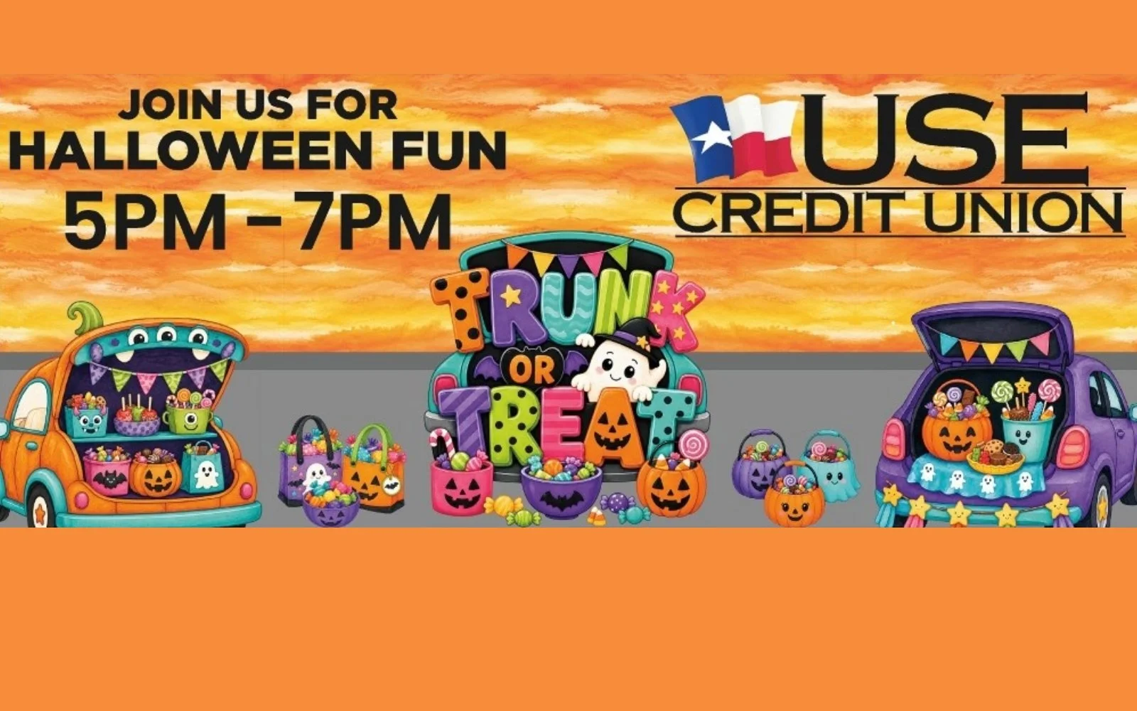   Don’t miss our Trunk or Treat Friday, October 30th‍  ‍     Spooktacular treats for Everyone!       