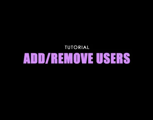 Add/Remove Users