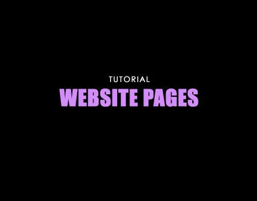 Website Pages