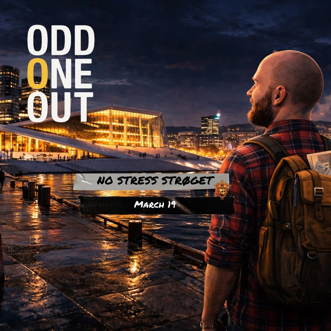 First stop is Oslo. 
The tentative, extremely loose plan:
&ndash; An industry gathering with limited seats
&ndash; A live session / conversation / podcast
&ndash; Odd tunes by DJ Odd that gets better as the night evolves
It&rsquo;s a Thursday.
People