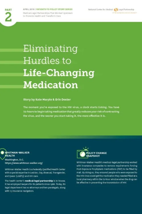 Eliminating Hurdles To Life Saving Medication: A Patients-to-Policy Story