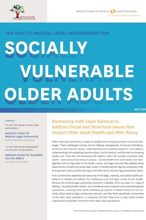 The Role of Medical-Legal Partnerships for Socially Vulnerable Older Adults