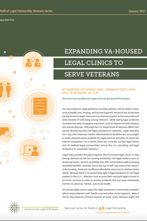 Expanding VA-Housed Legal Clinics to Serve Veterans