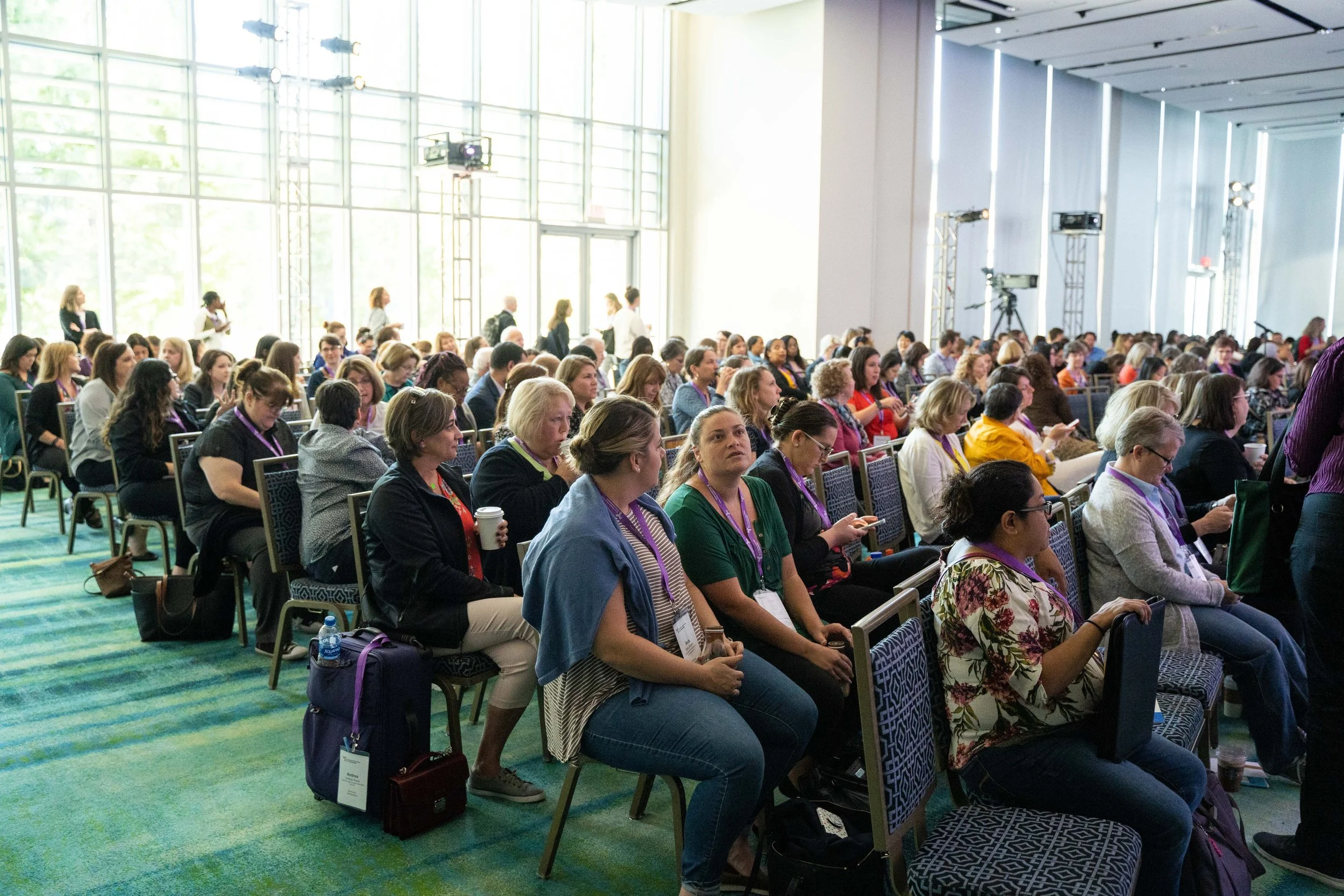  Attendees gather in the ballroom at the 2019 MLP Summit to hear Dr. Mona Hanna-Attisha. 