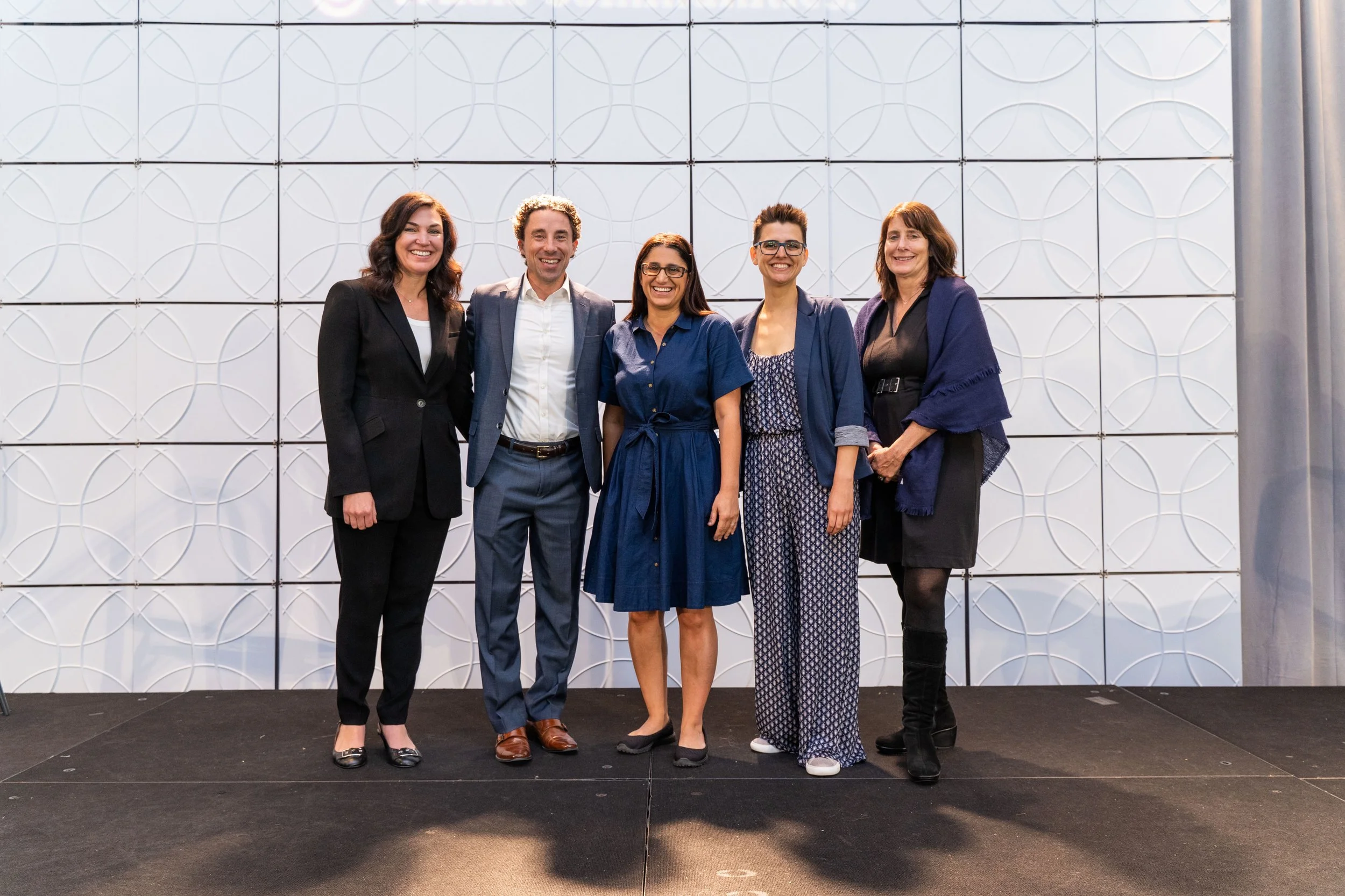  Emily Benfer, Joel Teitelbaum (NCMLP), Dr. Mona Hanna-Attisha physician, scientist, and activist), Kate Marple (NCMLP), and Ellen Lawton (NCMLP). 