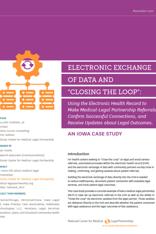 Electronic Exchange of Data and “Closing The Loop”: An Iowa Case Study