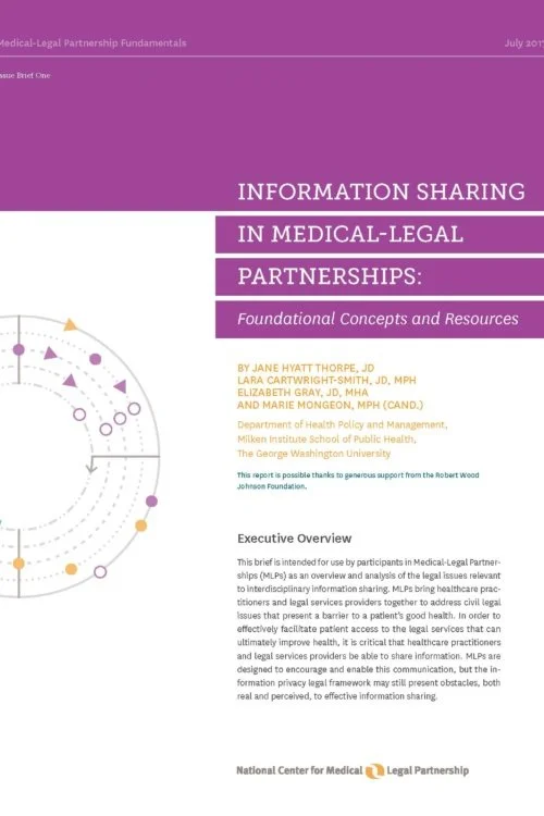 Information Sharing in Medical-Legal Partnerships: Foundational Concepts and Resources
