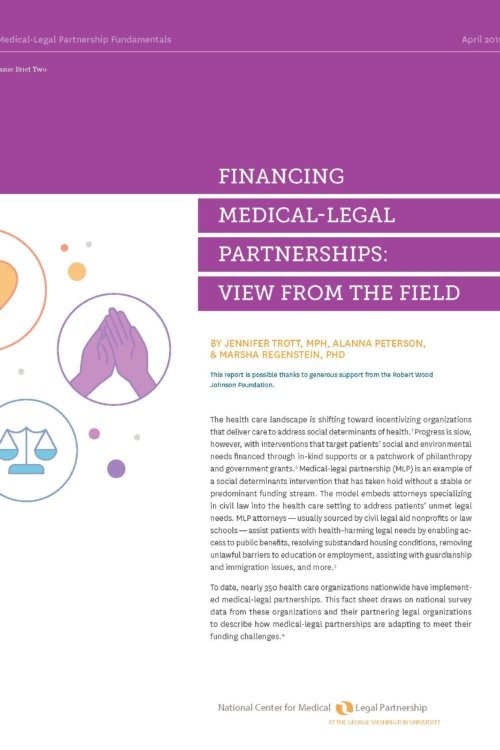 Financing Medical-Legal Partnerships: View from the Field