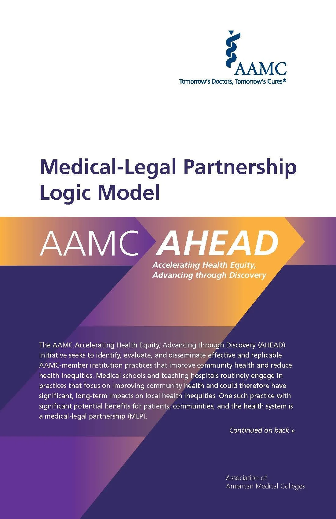 Tool: Medical-Legal Partnership Logic Model